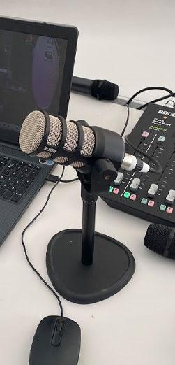 Équipe de production en studio